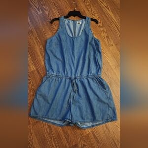 Old Navy Denim Blue Women's Romper